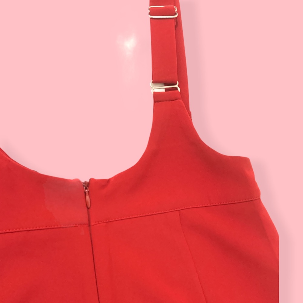 Red jumpsuit❤️ - Picture 3 of 4